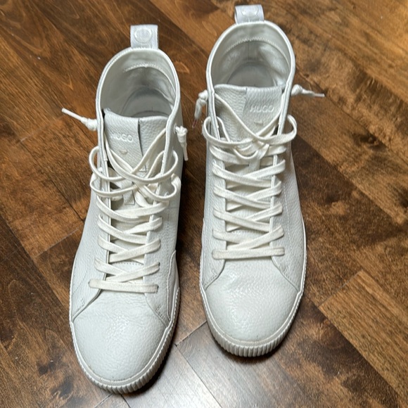 Men’s Hugo Boss leather High top sneaker - Picture 1 of 6